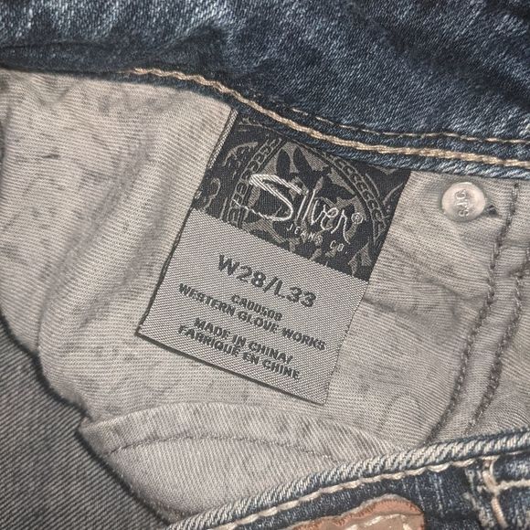 SILVER JEANS Lola Women's Mid-Rise Bootcut Jeans Short Length Size 28 - Picture 4 of 6